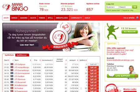 maria bingo sin flotte forside